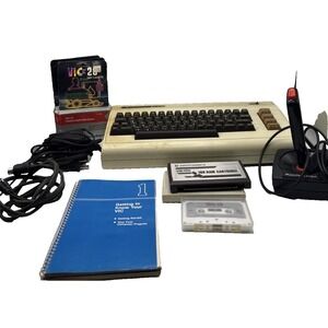Commodore VIC 20 Computer Vintage Console Keyboard Accessories VIC-20 Parts Only